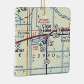 Duidelijke  kaart voor meer IA Keramisch Ornament (Rechts)