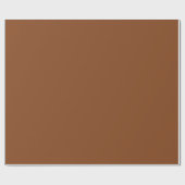 Duidelijke Karamel Bruine Kleur Shade Tone Cadeaupapier (Vlak)