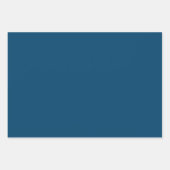 Duidelijke keizerlijke Pruisische marine blauw tin Inpakpapier Vel (Voorkant)