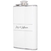 Duidelijke klassieke minimalistische Parisienne-ka Heupfles (Links)