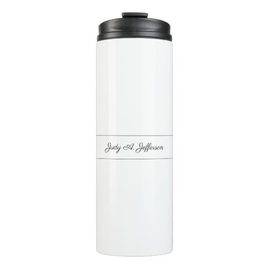 Duidelijke klassieke minimalistische Parisienne-ka Thermosbeker (Voorkant)