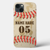 Duidelijke Koel  Baseball Tough Phone Case (Achterkant)