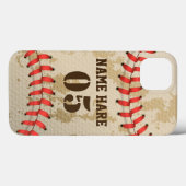 Duidelijke Koel  Baseball Tough Phone Case (Achterkant (horizontaal))