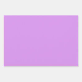 Duidelijke Lila Orchidee Slate Paarse tinten 3 Ton Inpakpapier Vel