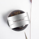 Duidelijke Metallic Faux Zilver Roestvrij Staal Ki Visitekaartje