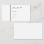 Duidelijke Minimalistische Professionele Moderne G Visitekaartje (Voorkant / Achterkant)