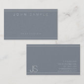 Duidelijke Moderne Professionele Elegante Luxe Visitekaartje (Voorkant / Achterkant)