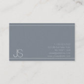 Duidelijke Moderne Professionele Elegante Luxe Visitekaartje (Achterkant)