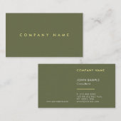 Duidelijke Moderne Professionele Luxe Premium Dikk Visitekaartje (Voorkant / Achterkant)