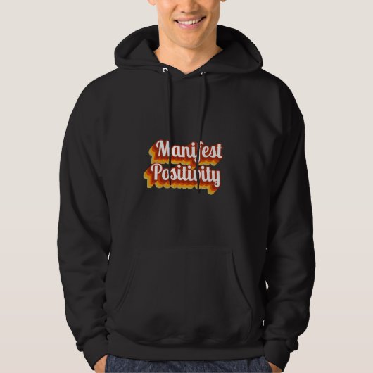Duidelijke positiviteit hoodie (Voorkant)