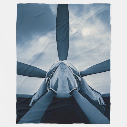 Duidelijke Prop! Fleece Deken (Voorkant)