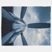 Duidelijke Prop! Fleece Deken (Voorkant (Horizontaal))