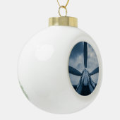 Duidelijke Prop! Keramische Bal Ornament (Links)