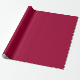 Duidelijke Ruby Rode Kleur Shade Tone Cadeaupapier
