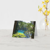 Duidelijke schoonheid kaart (Gele Bloem)