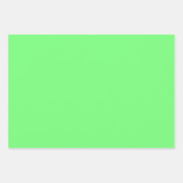 Duidelijke Screamin Lichte Moss Groene tinten 3 To Inpakpapier Vel