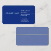 Duidelijke Stijlvolle Moderne Professionele Elegan Visitekaartje (Voorkant / Achterkant)