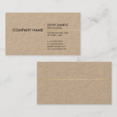 Duidelijke Stijlvolle Moderne Professionele Elegan Visitekaartje (Voorkant / Achterkant)