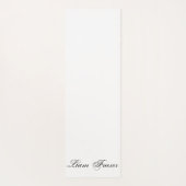 Duidelijke tekst Gepersonaliseerde minimale Creëer Yogamat (Achterkant)