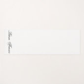 Duidelijke tekst Gepersonaliseerde minimale Creëer Yogamat (Voorkant (horizontaal))