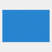 Duidelijke True Dark Slate Blue Shades 3 Tones Inpakpapier Vel (Voorkant 3)