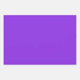 Duidelijke Violet Lila Illusie Paarse tinten 3 tin Inpakpapier Vel