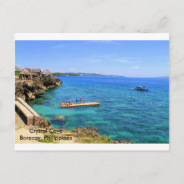 Duidelijke wateren op Boracay Island Briefkaart
