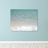 Duidelijke wateren van Florida Canvas Afdruk (Insitu (Houten vloer))