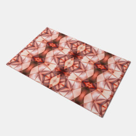 Duidelijke woeste tot zalm van gradiëntvormen deurmat