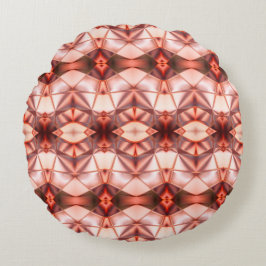 Duidelijke woeste tot zalm van gradiëntvormen rond kussen