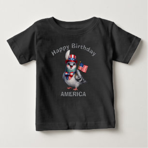 Duif (4q) Patriottisch Kinder T-Shirt