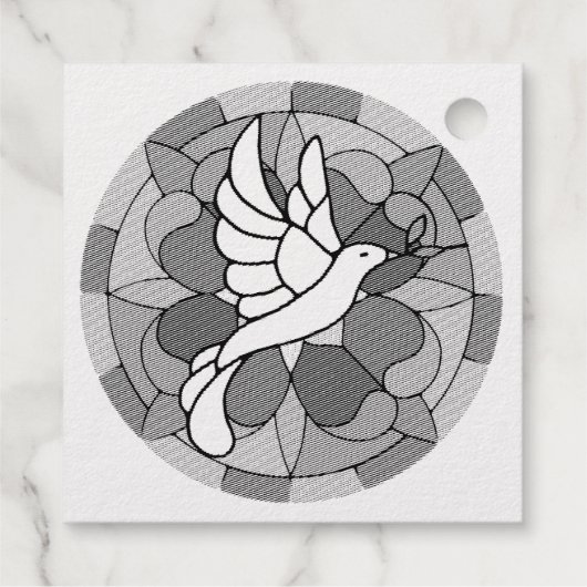 duif bedankjes labels (Achterkant)