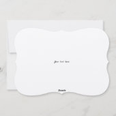  duif bij de hand met bloemetjes Valentijn Feestdagenkaart (Achterkant)