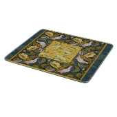 Duif Blauwe Vis Art Nouveau Snijplank (Hoek)