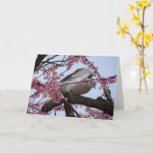 Duif & Bloesems Redbud Kaart (Gele Bloem)