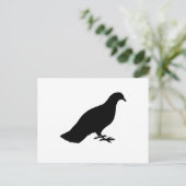duif briefkaart (Staand voorkant)