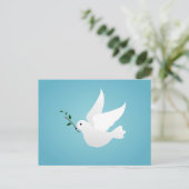 duif briefkaart (Staand voorkant)