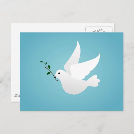 duif briefkaart (Voorkant / Achterkant)