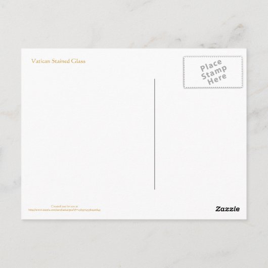 duif briefkaart (Achterkant)