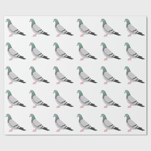 duif cadeaupapier (Vlak)