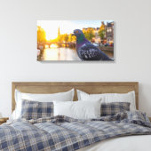 duif canvas afdruk (Insitu (Slaapkamer))