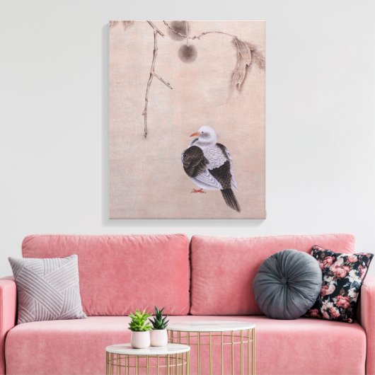 duif canvas afdruk (Insitu (Woonkamer))