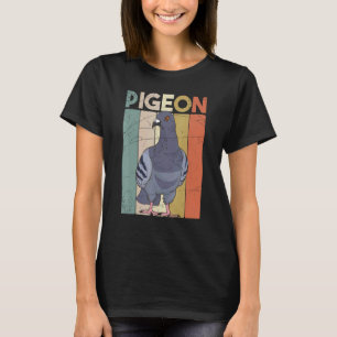 Duif Dier Dieren Postduif Retro Duiven T-shirt