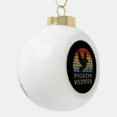 Duif - Duivenfluisteraar Keramische Bal Ornament (Links)