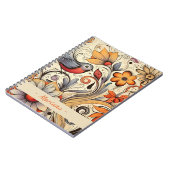 Duif en Bloemen Design Zomer Notitieboek (Linkerzijde)