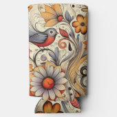 Duif en Bloemen Design Zomer Seltzer Blikjeskoeler (Achterkant)