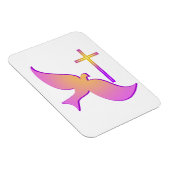 duif en cross koelkast magneet (Rechterzijde)