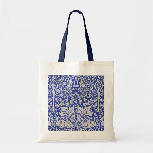 Duif en Konijn, William Morris Tote Bag (Voorkant)