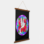 Duif Hangend Wandkleed (Gebogen)