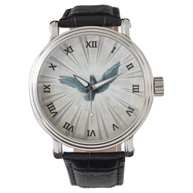 duif horloge (Voorkant)